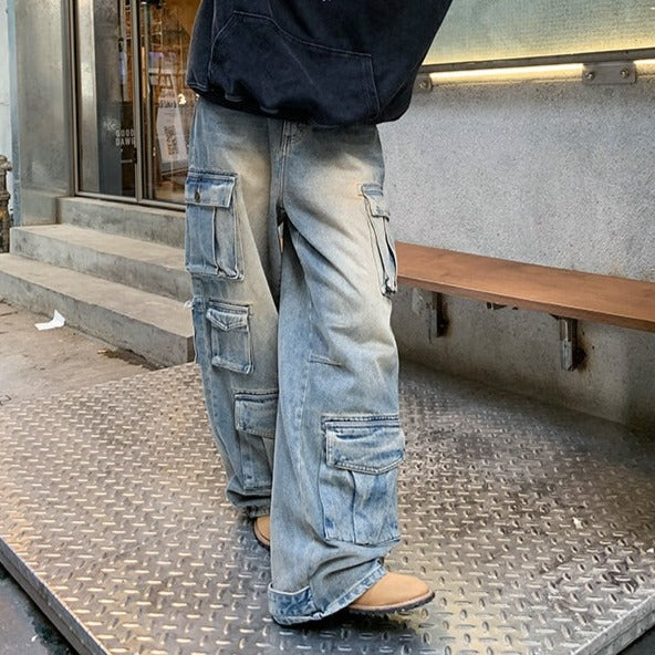 Deeeze Washed Cargo Pants