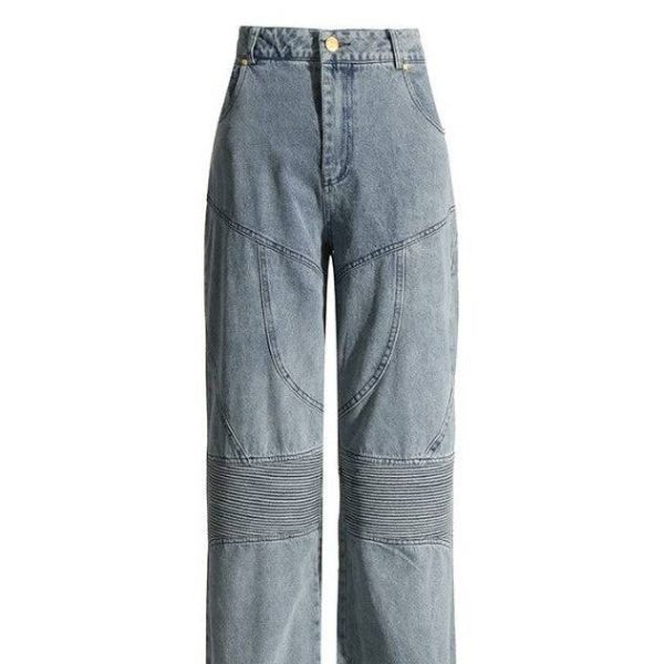 Deeeze High Waist Wide Leg Pants